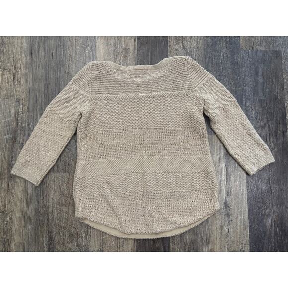 Chico's Women's Beige Knit Sweater Size 0 - Picture 1 of 7